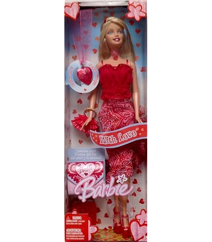 Amazon.com: Barbie Valentine Wishes Doll 2001 : Toys & Games